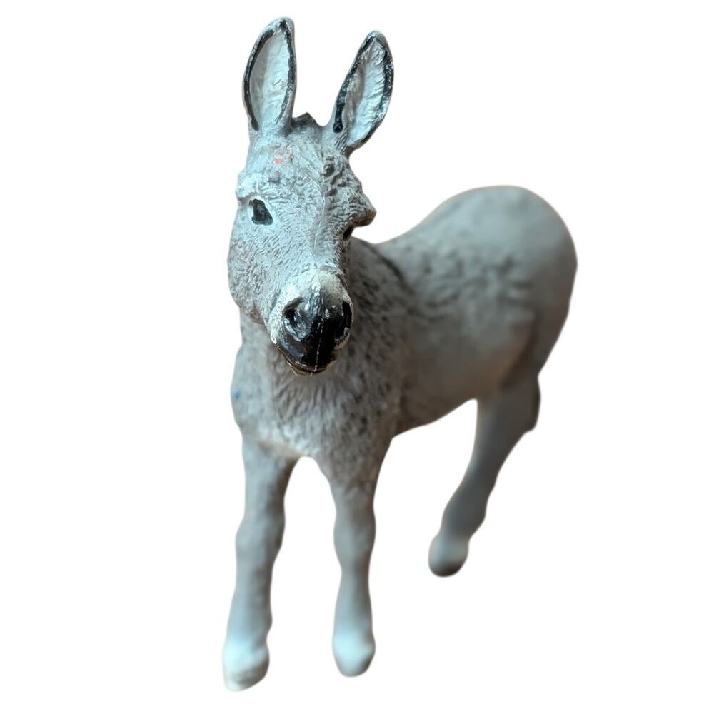 Schleich Donkey Toy Hard Plastic Farm Animal